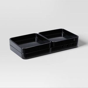 3 pc stackable decorative Tray Organizer